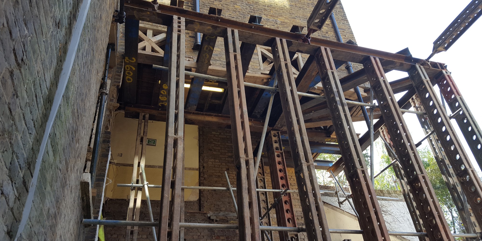 image of temporary works design to support tunnel boring machine